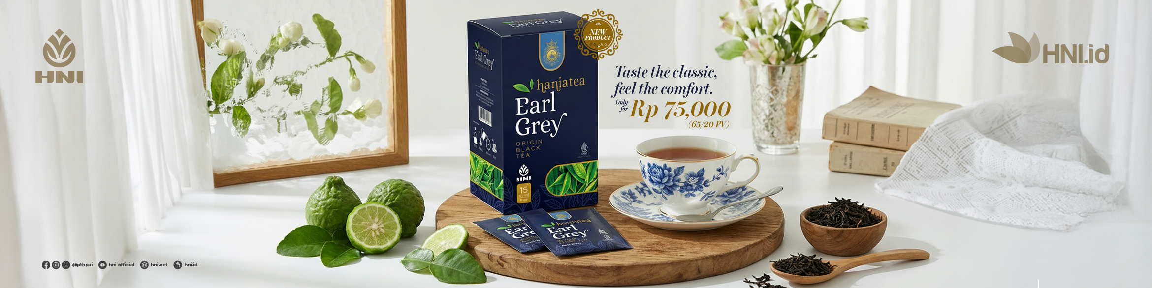 HaniaTea Earl Grey — Teh Halal Premium